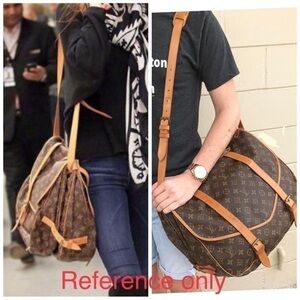 Louis Vuitton Monogram Saumur 43 Shoulder Bag 💼 AR8901